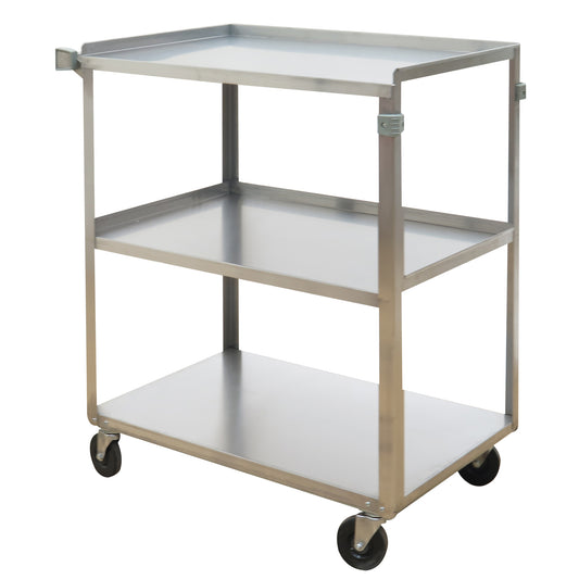 Shelf Carts, 3 Tiers, 17-5/8" W x 33" H x 27-1/8" D, 300 lbs. Capacity