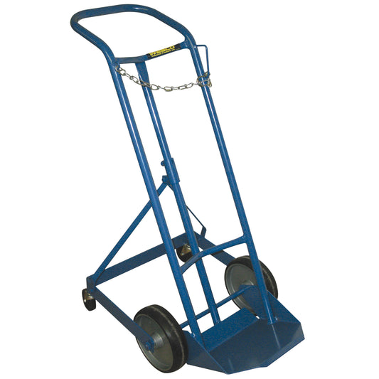 Professional Gas Cylinder Truck CC-1, Mold-on Rubber Wheels, 9" W x 7-1/4" L Base, 250 lbs.
