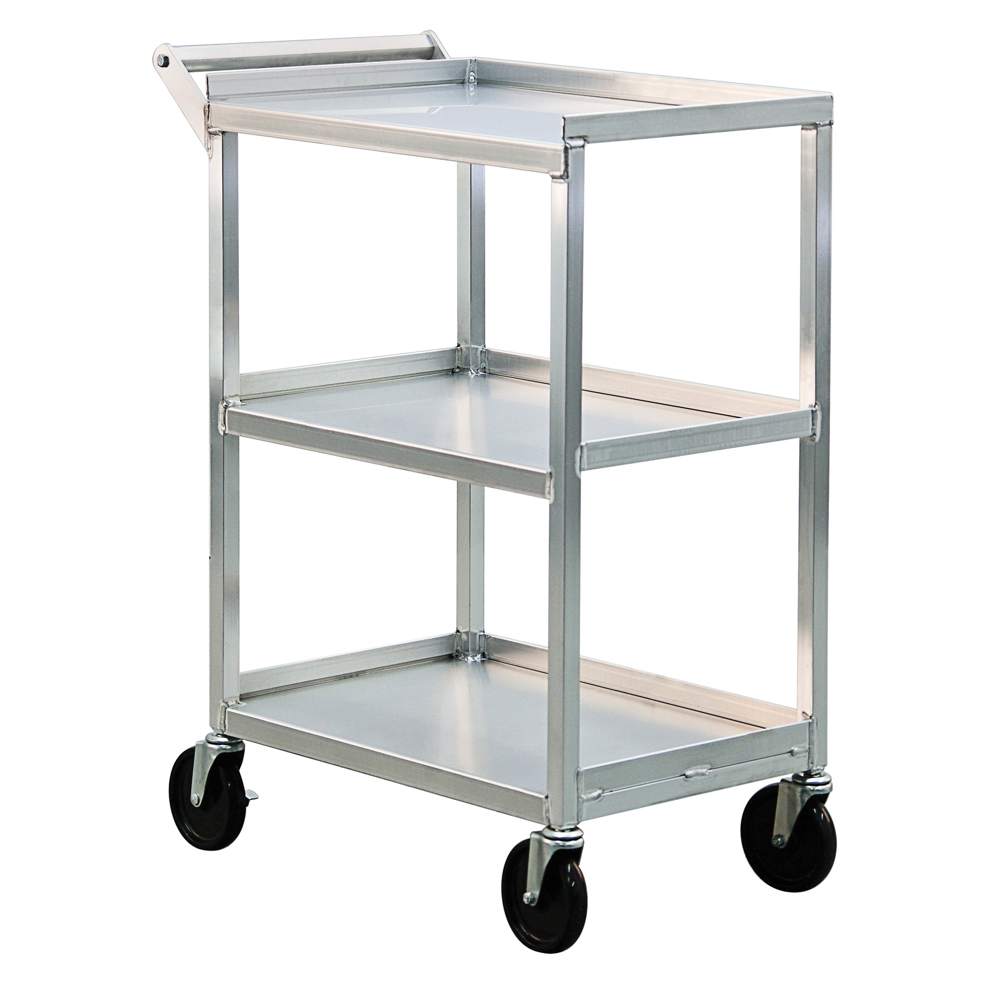 Utility Cart, 3 Tiers, 16-1/2" W x 39" H x 27-3/4" D, 350 lbs. Capacity