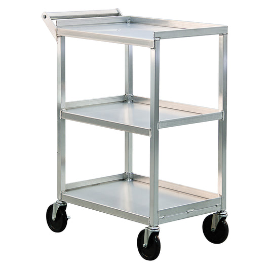 Utility Cart, 3 Tiers, 16-1/2" W x 39" H x 27-3/4" D, 350 lbs. Capacity