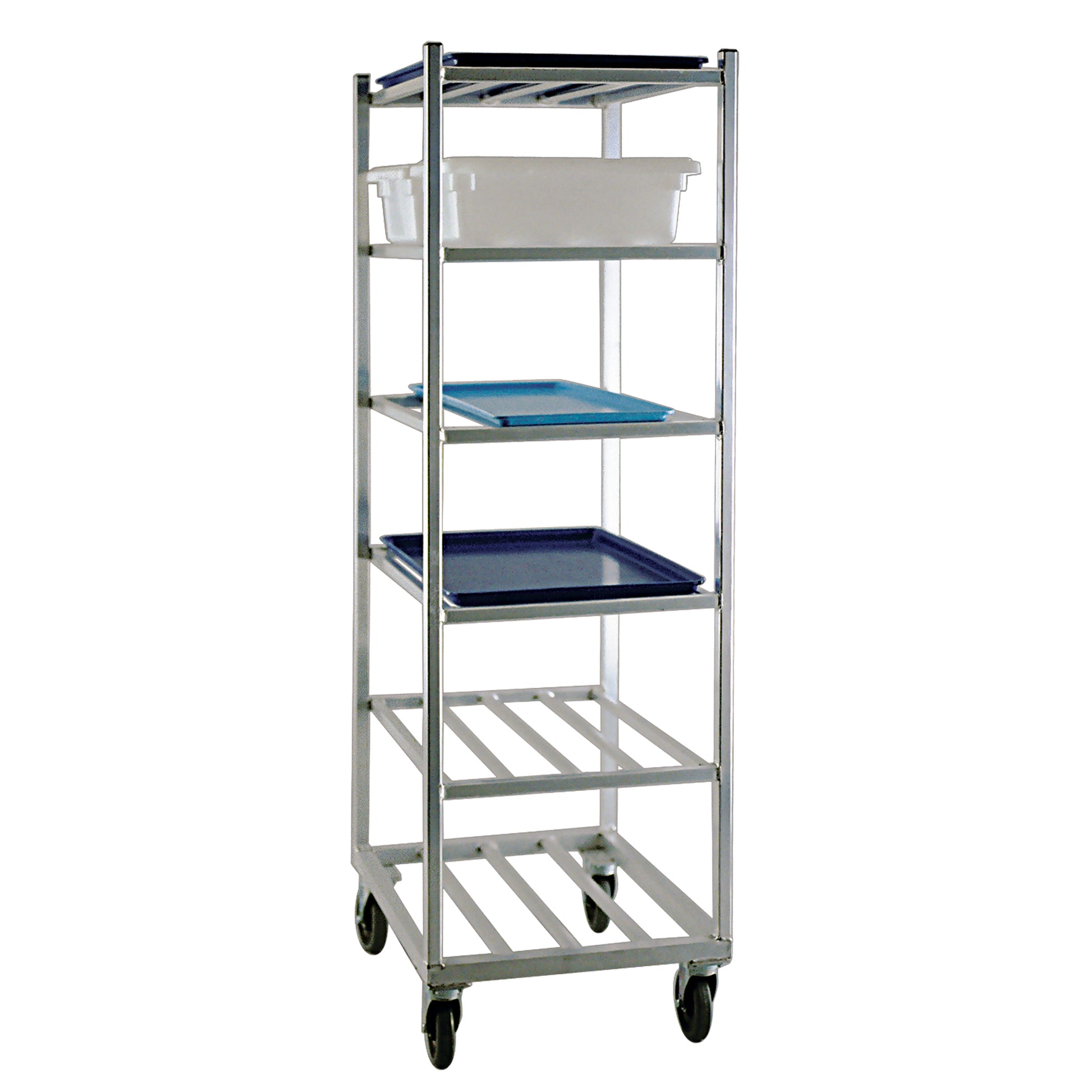Shelf Cart, 6 Tiers, 20-7/8" W x 67" H x 27" D, 450 lbs. Capacity