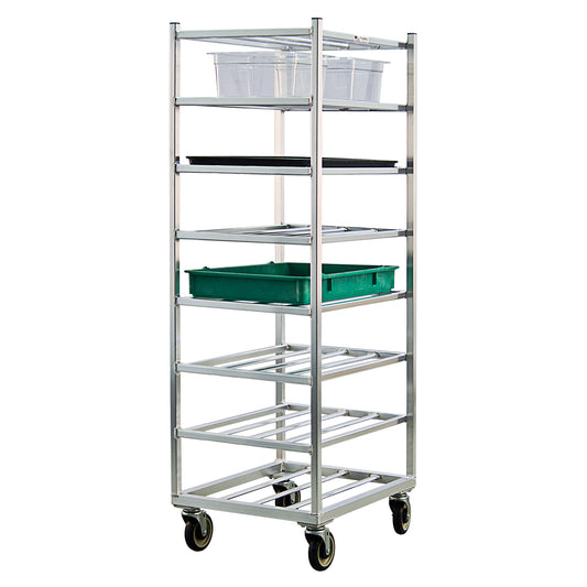 Shelf Cart, 8 Tiers, 20-7/8" W x 67" H x 27" D, 600 lbs. Capacity