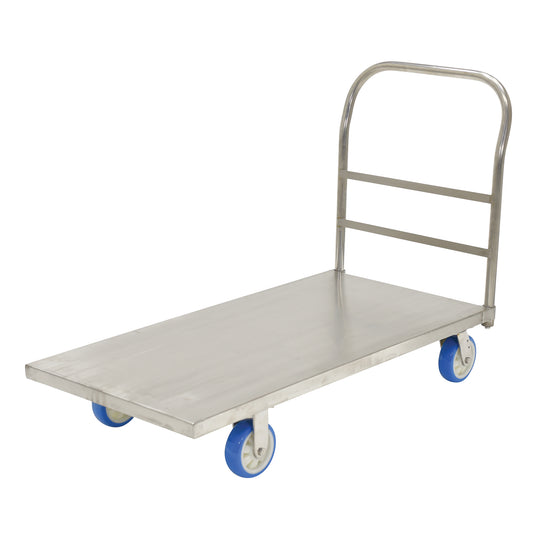 Platform Truck, 48" L x 24" W, 2000 lbs. Capacity, Polyurethane Casters