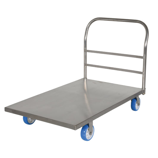 Platform Truck, 48" L x 30" W, 2000 lbs. Capacity, Polyurethane Casters
