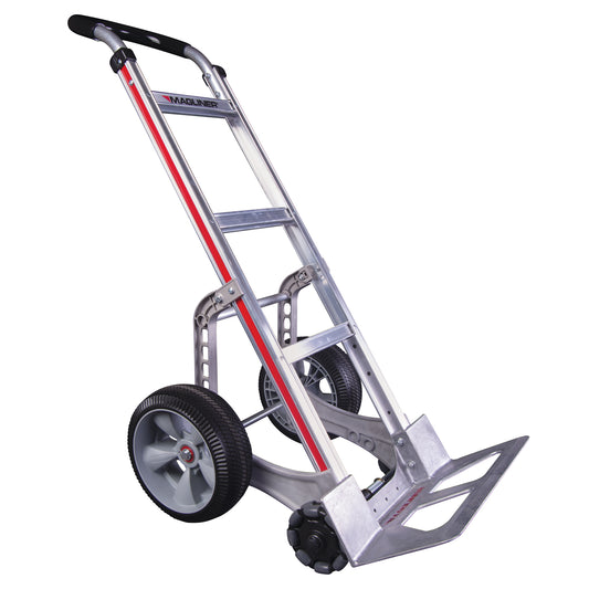 Self-Stabilizing Hand Truck, Continuous Handle, Aluminum, 55'' Height, 500 lbs. Capacity