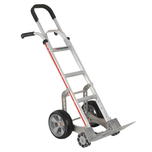 Self-Stabilizing Hand Truck, Combination Handle, Aluminum, 55'' Height, 500 lbs. Capacity