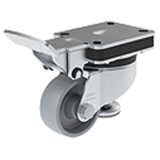 Heavy-Pressed Caster, Swivel, 3-1/4" (82.5 mm), Steel, 660 lbs. (300 kg.)