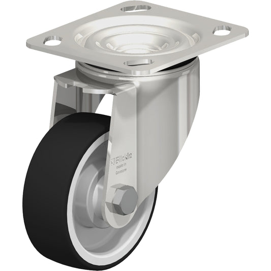 Caster, Swivel, 5" (127 mm), Thermoplastic Polyurethane, 770 lbs. (349 kg.)