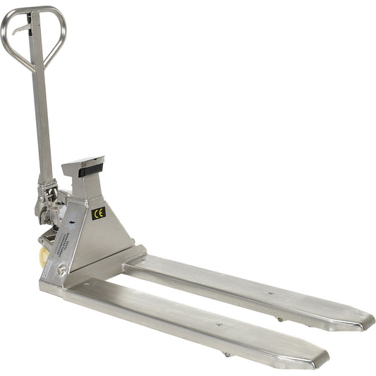Scale Pallet Truck, 45.69" L x 21.875" W, 5000 lbs. Cap.