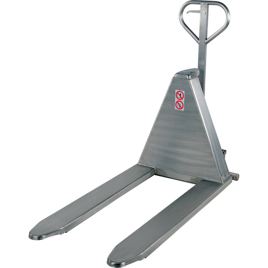 Pallet Lift Table, 45" L x 26-3/4" W, Stainless Steel, 2000 lbs. Capacity
