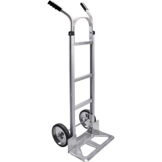 Knocked Down Hand Truck, Dual Handle, Aluminum, 50-5/8" Height, 500 lbs. Capacity