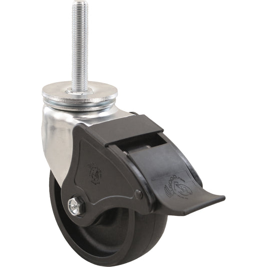 Emaxx™ RollX™ Wow Caster, Swivel with Brake, 4" (101.6 mm) Dia., 1200 lbs. (544.3 kg.) Capacity