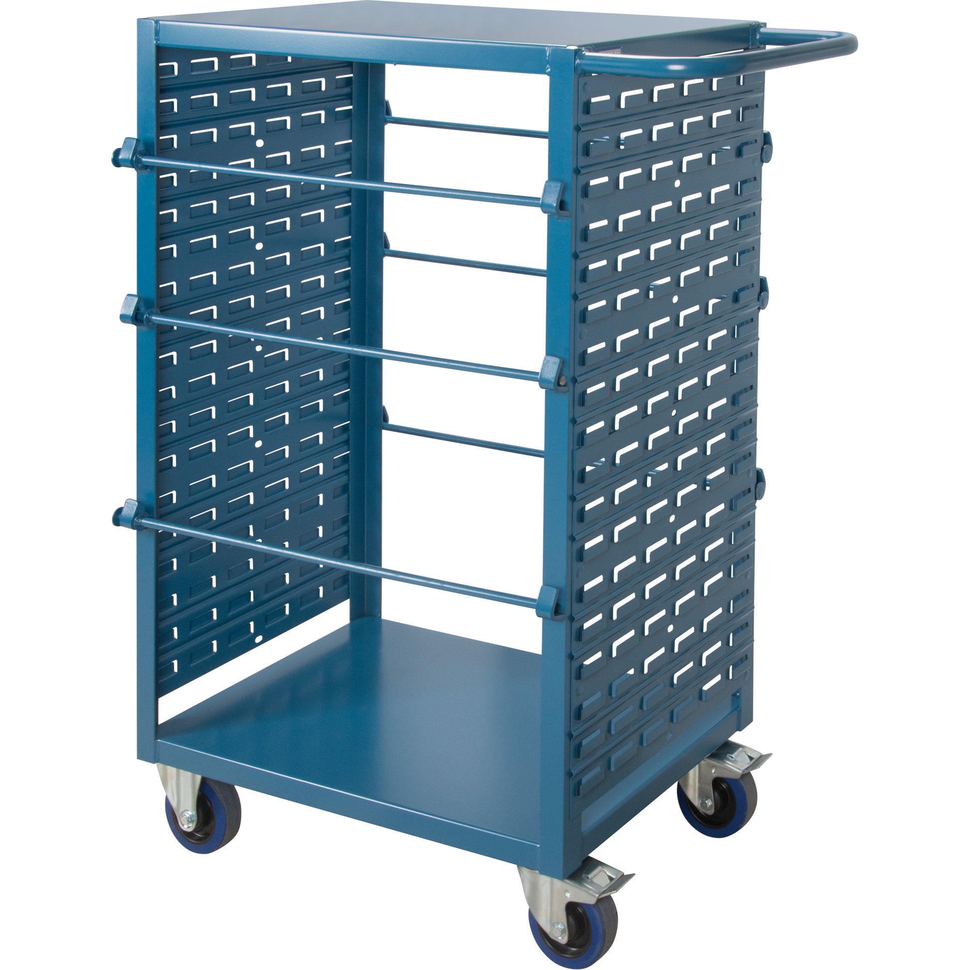 Mobile Wire Spool Cart, Steel, 6 Rod, 21" W x 48" H x 38" D, 1200 lbs. Capacity
