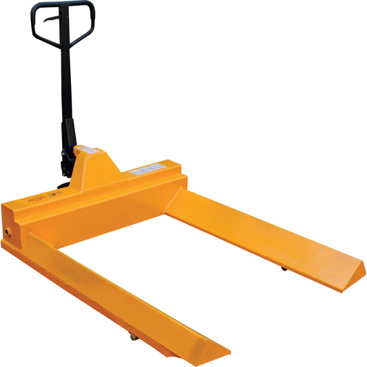 Roll Pallet Truck, Steel, 48" L x 7.5" W, 4000 lbs. Capacity