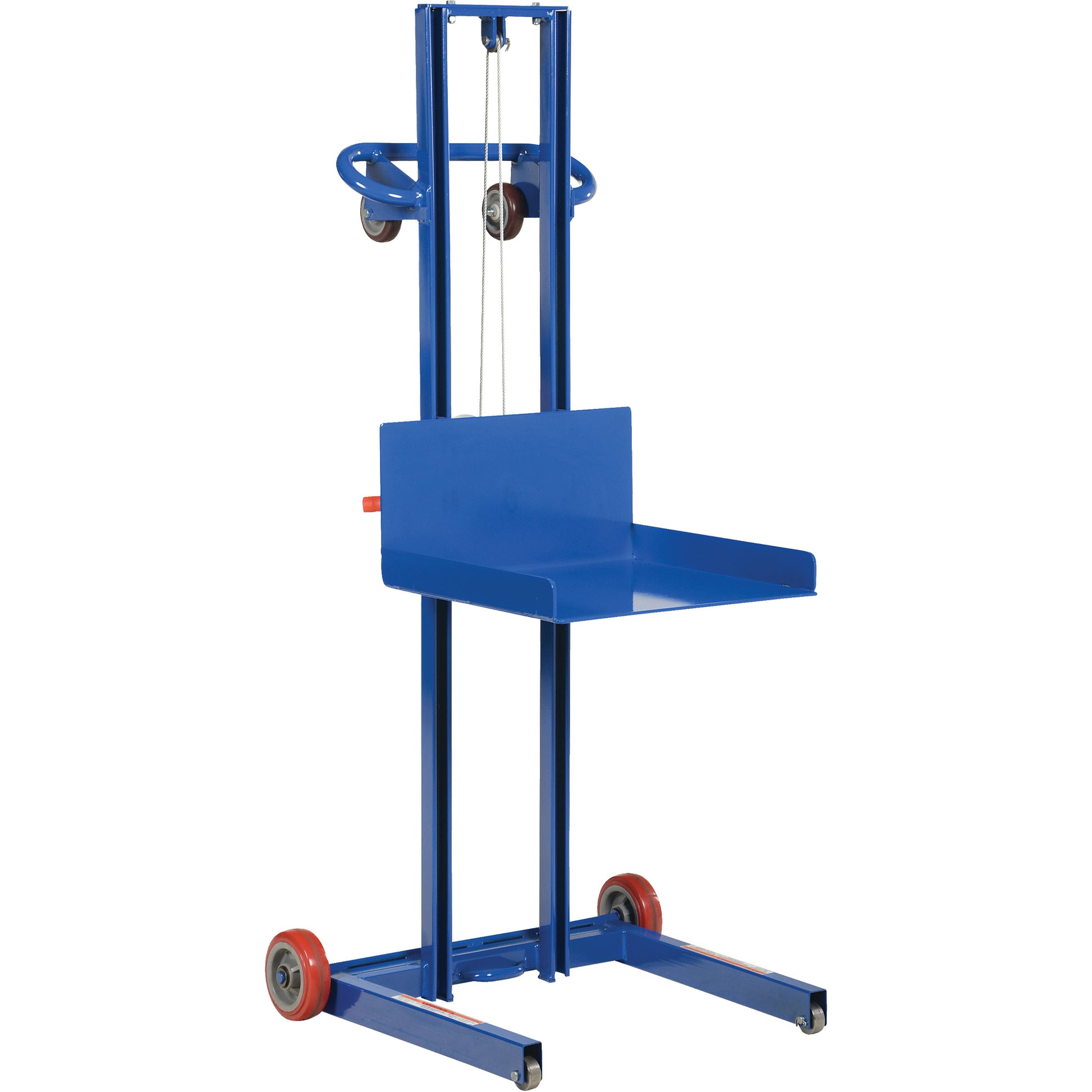 Low Profile Lite Load Lift, Hand Winch Operated, 400 lbs. Capacity, 55" Max Lift