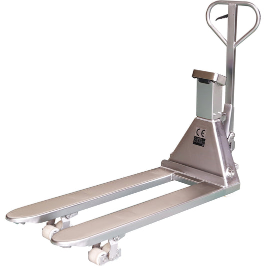 Eco Weigh-Scale Pallet Truck, 48" L x 27" W, 4400 lbs. Cap.
