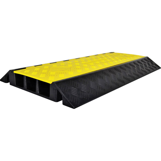 Powerhouse™ Heavy-Duty Straight Cable Protector, 3 Channels, 36" L x 19.75" W x 3" H
