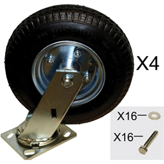 Platform Truck Pneumatic Caster Replacement Kit