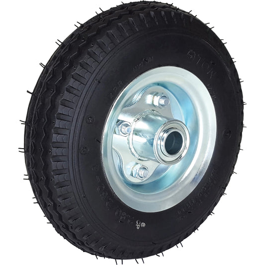 Pneumatic Wheel Assembly, 8" (203.2 mm), 295 lbs. (133.8 kg.) Capacity