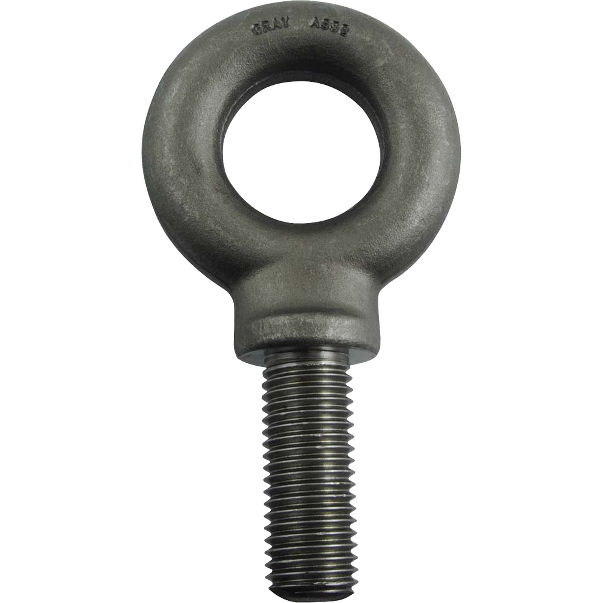 Alloy Steel Eye Bolt, 1-13/16"/3-9/16" Dia., 2-1/2" L, 11600 lbs. (5.8 tons)/11600 lbs. Capacity