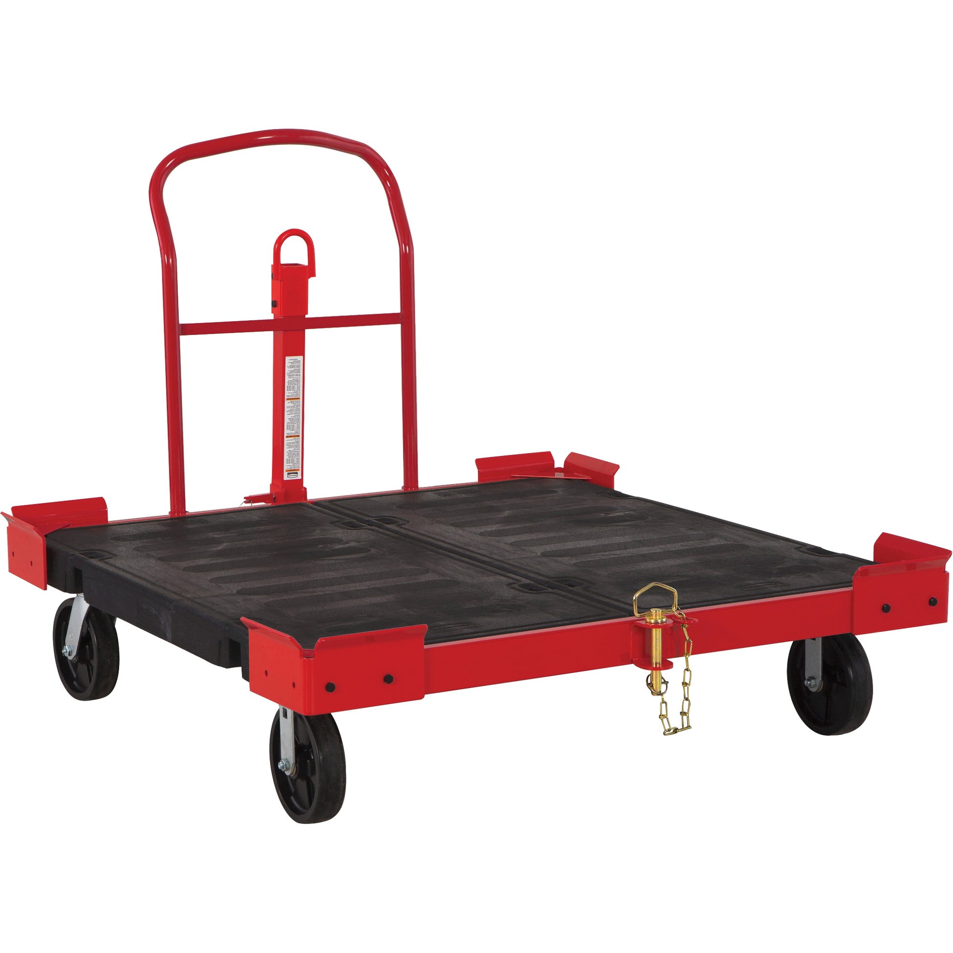 Towable Pallet Cart, 54-1/2" L x 51" W, 2500 lbs. Cap., Polyolefin Wheels