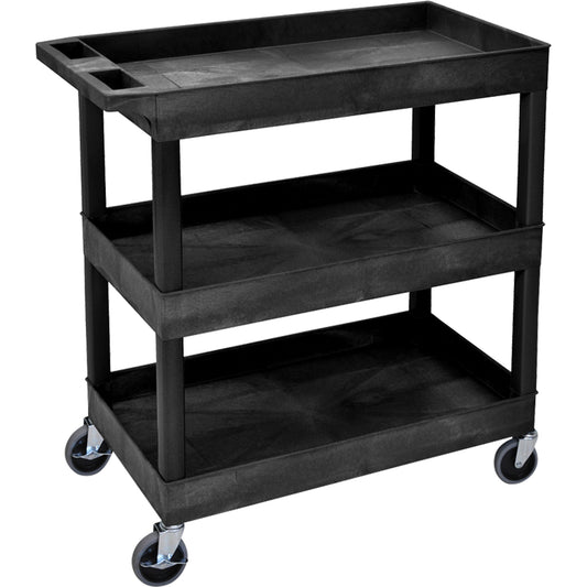 Tub Cart, 3 Tiers, 35-1/4" x 36-1/4" x 18", 300 lbs. Capacity