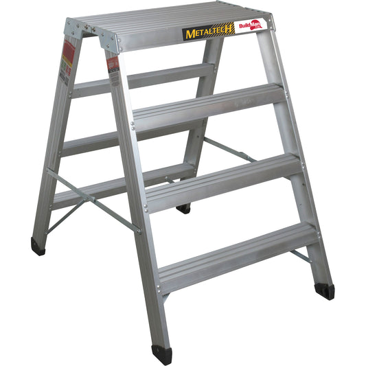 Portable Work-Stand Saw Horse, Aluminum Frame, 12-1/4" D x 48" H