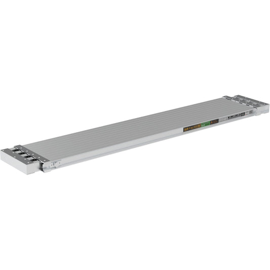 Telescoping Work Plank, 108" W x 12" D, 250 lbs. Capacity, Knocked Down