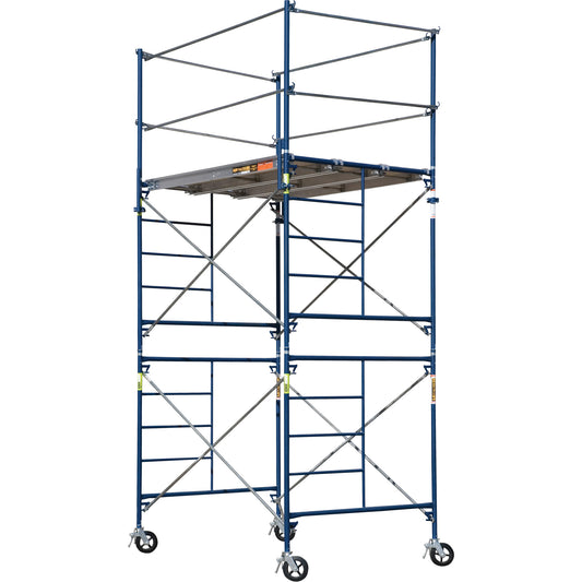 Complete Scaffold Tower with Casters, 69-1/2" D x 178" H