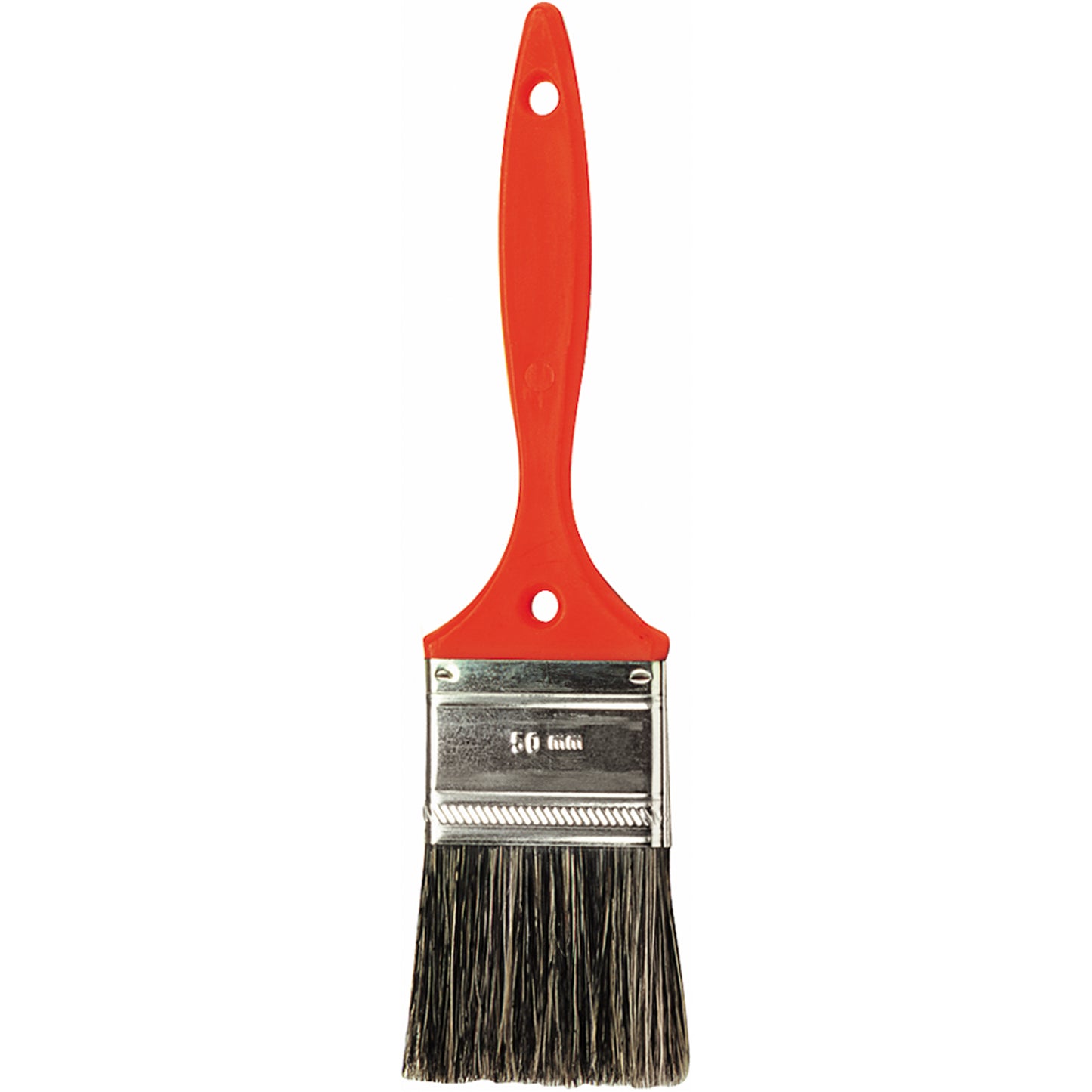 Go Bulk Oil Paint Brush, Natural Bristles, Plastic Handle, 1" Width