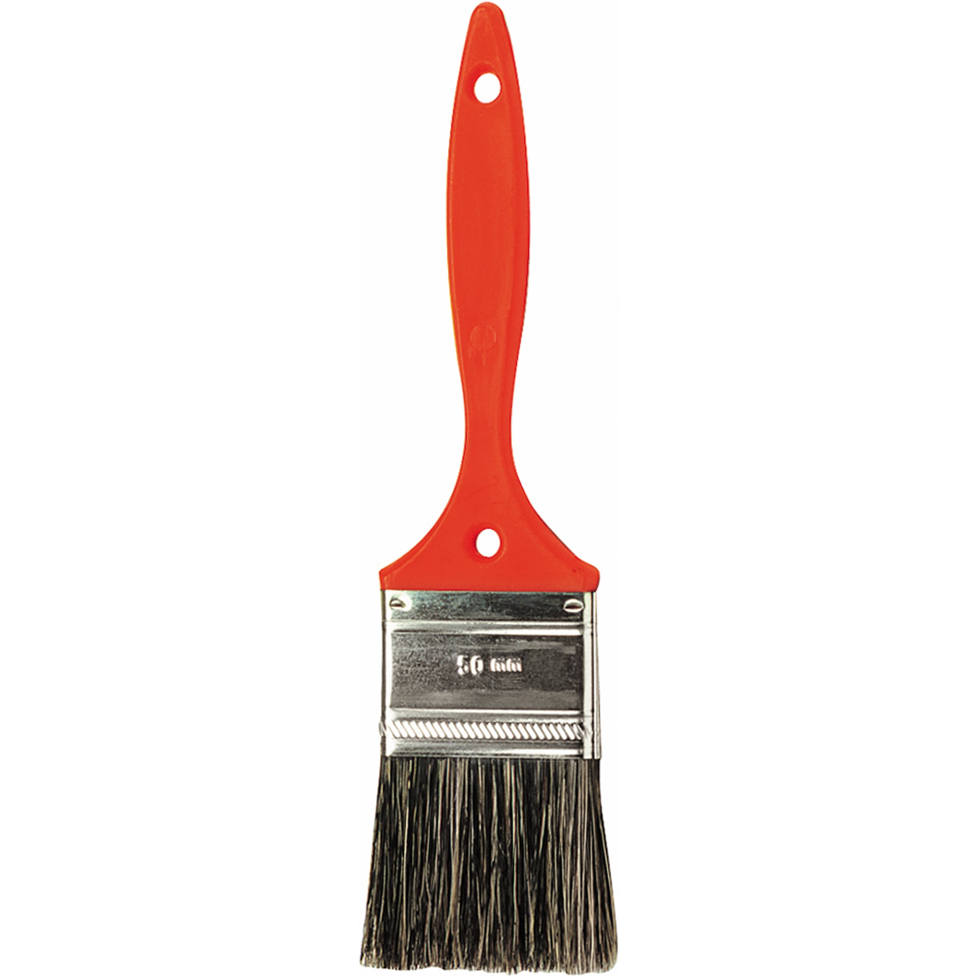 Go Bulk Oil Paint Brush, Natural Bristles, Plastic Handle, 1" Width