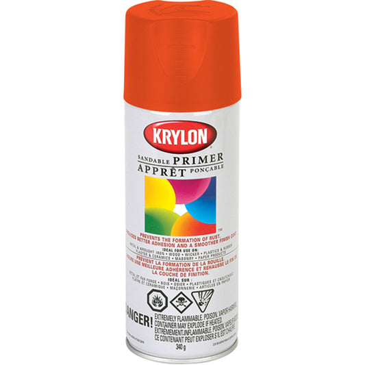Fluorescent Spray Paint, Fluorescent Red/Orange, 11 oz., Aerosol Can