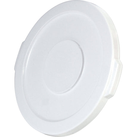 Round Brute® Tops, Flat Lid, Plastic/Polyethylene, Fits Container Size: 15-5/8" Dia.