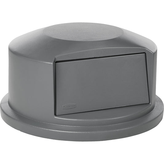 Round Brute® Tops, Dome Lid, Plastic/Polyethylene, Fits Container Size: 24" Dia.