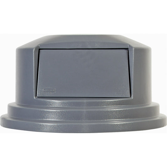 Round Brute® Tops, Dome Lid, Plastic/Polyethylene, Fits Container Size: 26-1/2" Dia.