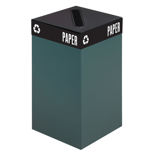 Deluxe Recycling Collectors, Bulk, Steel, 25 gal./25 US gal.