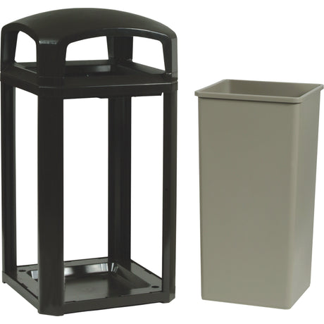 Landmark Series® Classic Container Frame With Rigid Liner, Plastic, 50 US gal.