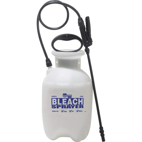 Bleach Disinfecting Tank Sprayer, 1 gal. (3.8 L), Polypropylene, 12" Wand