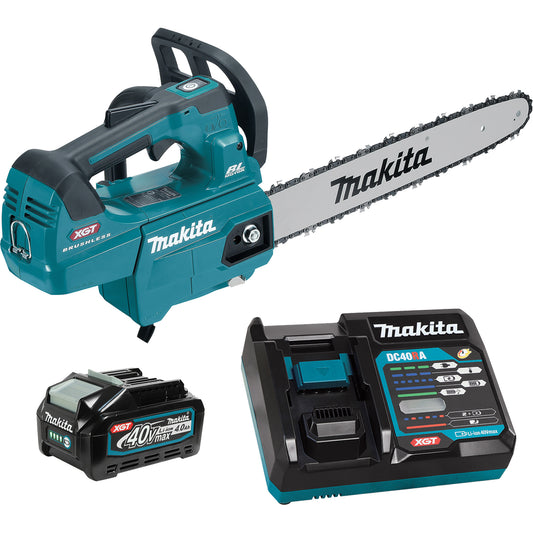 XGT Cordless Brushless Top Handle Chainsaw, 16", Battery Powered, 40 V