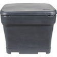 Outdoor Salt/Sand Bin, 38" x 19" x 19", 12 cu. ft., Grey