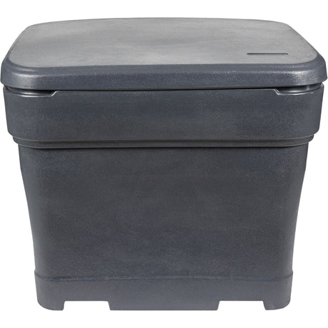 Outdoor Salt/Sand Bin, 38" x 19" x 19", 12 cu. ft., Grey