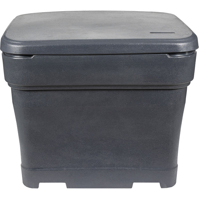 Outdoor Salt/Sand Bin, 38" x 19" x 19", 12 cu. ft., Grey