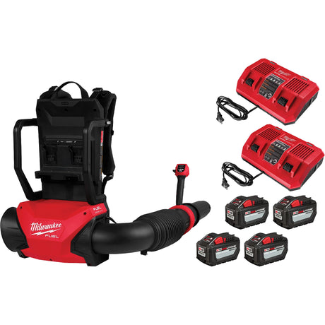 M18 FUEL™ Dual Battery Backpack Blower Kit, 18 V, 155 MPH Output, Battery Powered