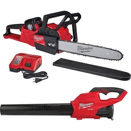 Cordless Chainsaw & Blower Kit, 16", Battery Powered, 18 V
