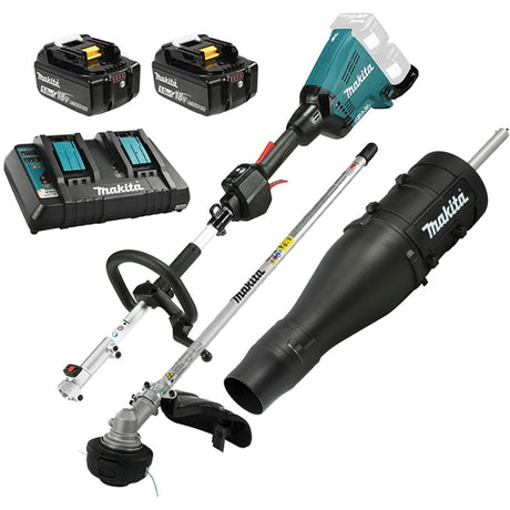 LXT 5.0 Ah Brushless Split Shaft Power Unit Kit with EM405MP Line Trimmer, Battery Powered, 36 V