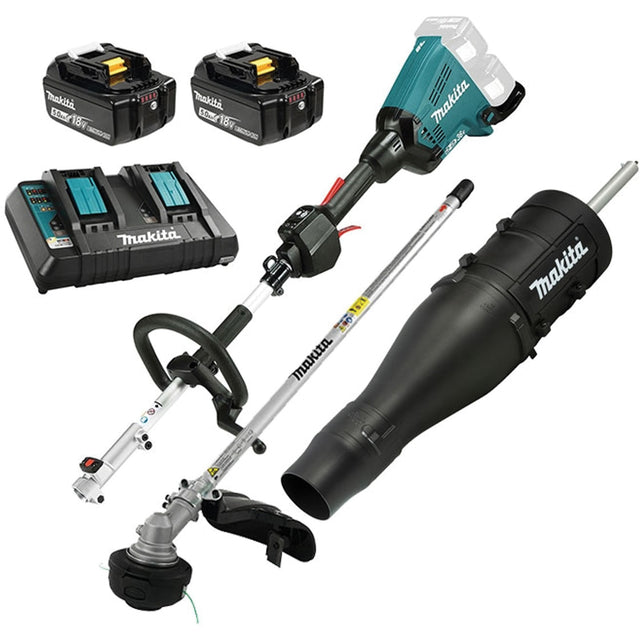 LXT 5.0 Ah Brushless Split Shaft Power Unit Kit with EM405MP Line Trimmer, Battery Powered, 36 V