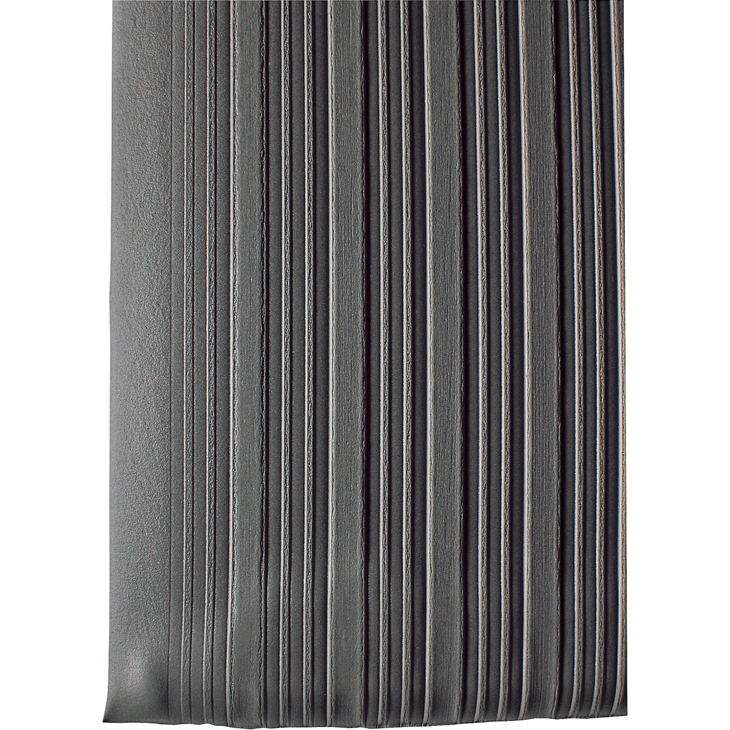 Wearwell Tuf Sponge No. 451 Mats, Ribbed, 2' x 3' x 3/8", Grey, PVC Sponge