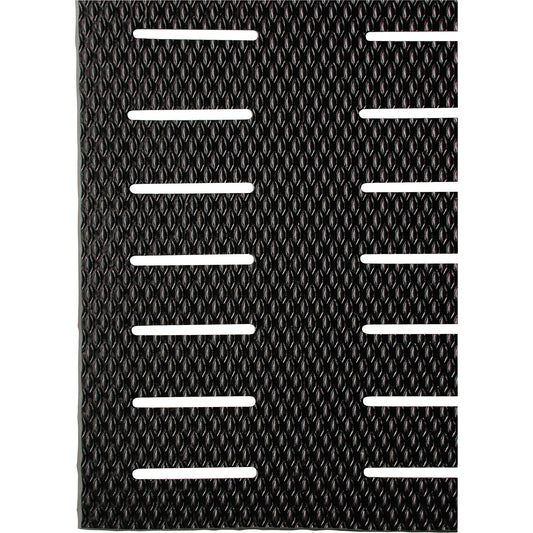Wearwell Kushion Walk No. 475 Mats, Slotted, 2' x 60' x 3/8", Black, PVC