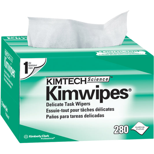Kimtech Science™ Kimwipes™ Delicate Task Wipes, Specialty, 8-2/5" L x 4-2/5" W