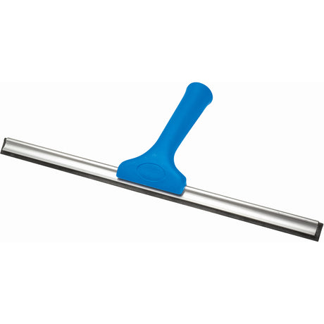 Window Squeegees, 16", Rubber, Metal Frame